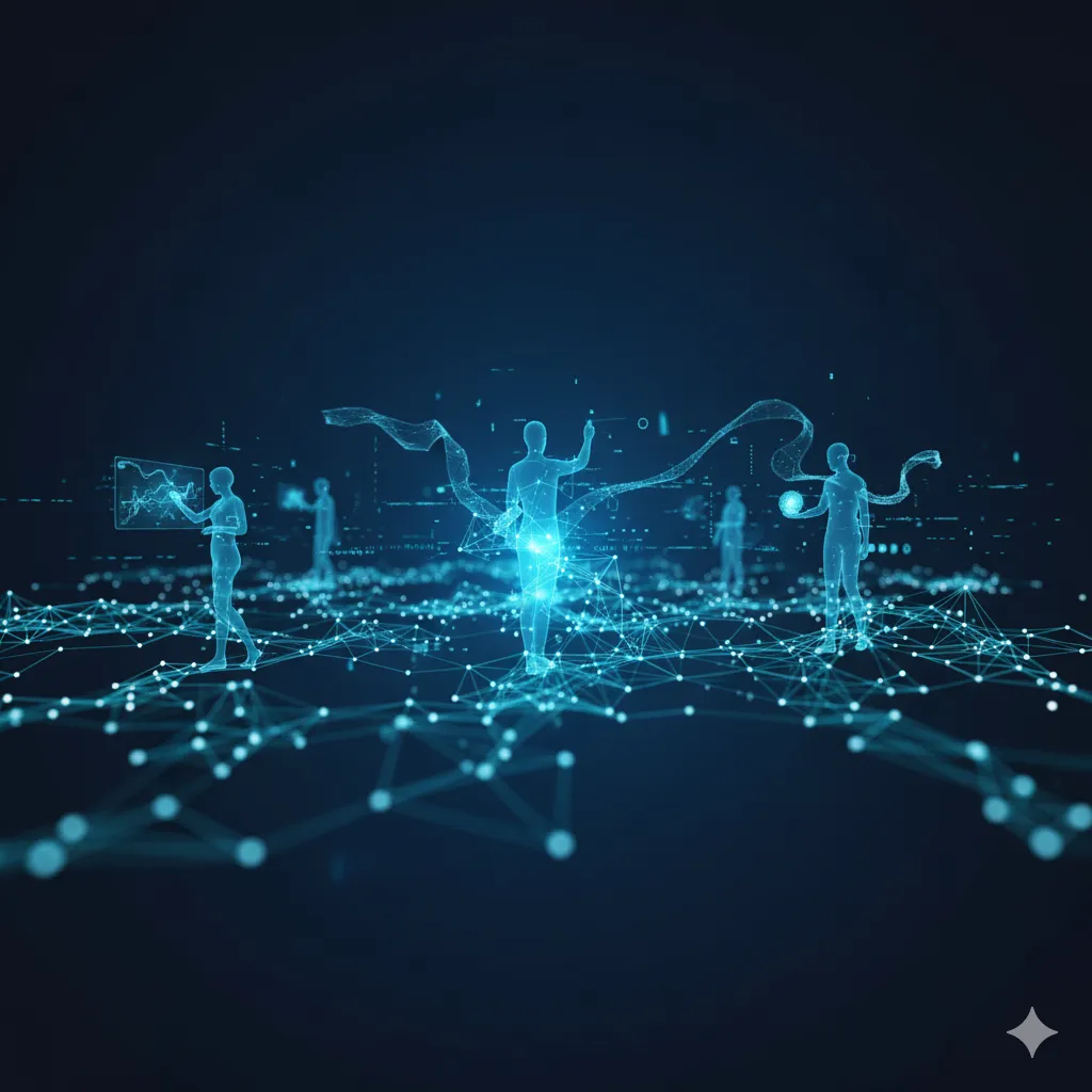 Blue technology circuit board background